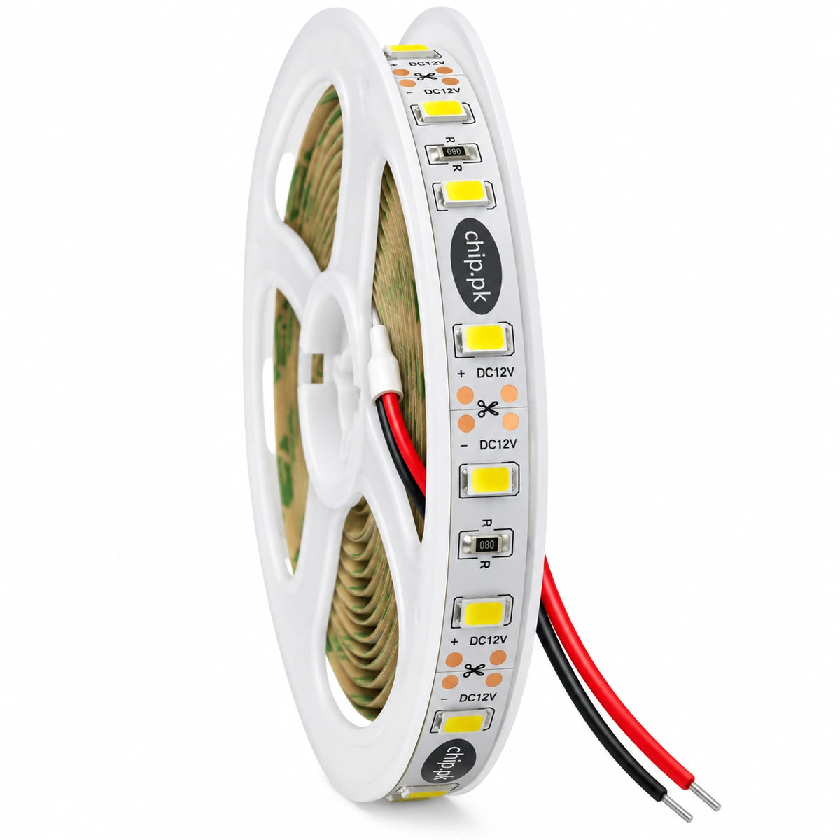 5630 LED strip light 12V warm white 3000K 5 meter reel