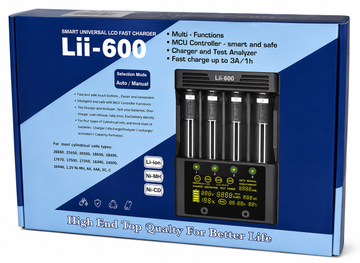 LiitoKala Lii-600 Smart Universal Battery Charger