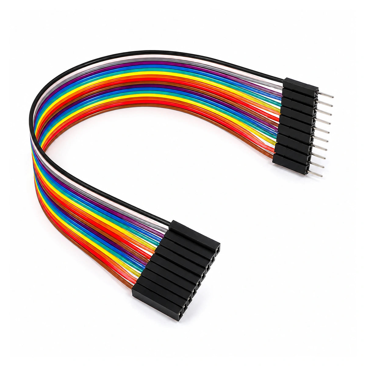 Breadboard jumper wires with 2.54mm connectors