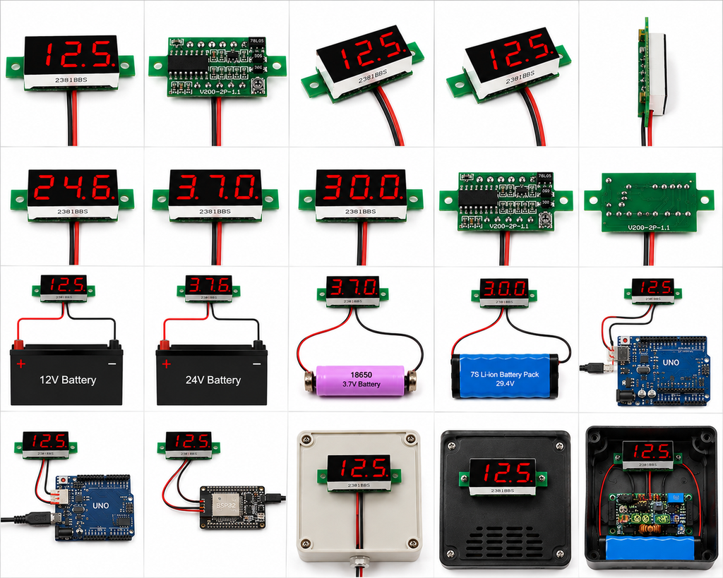 DC Panel Voltmeter
