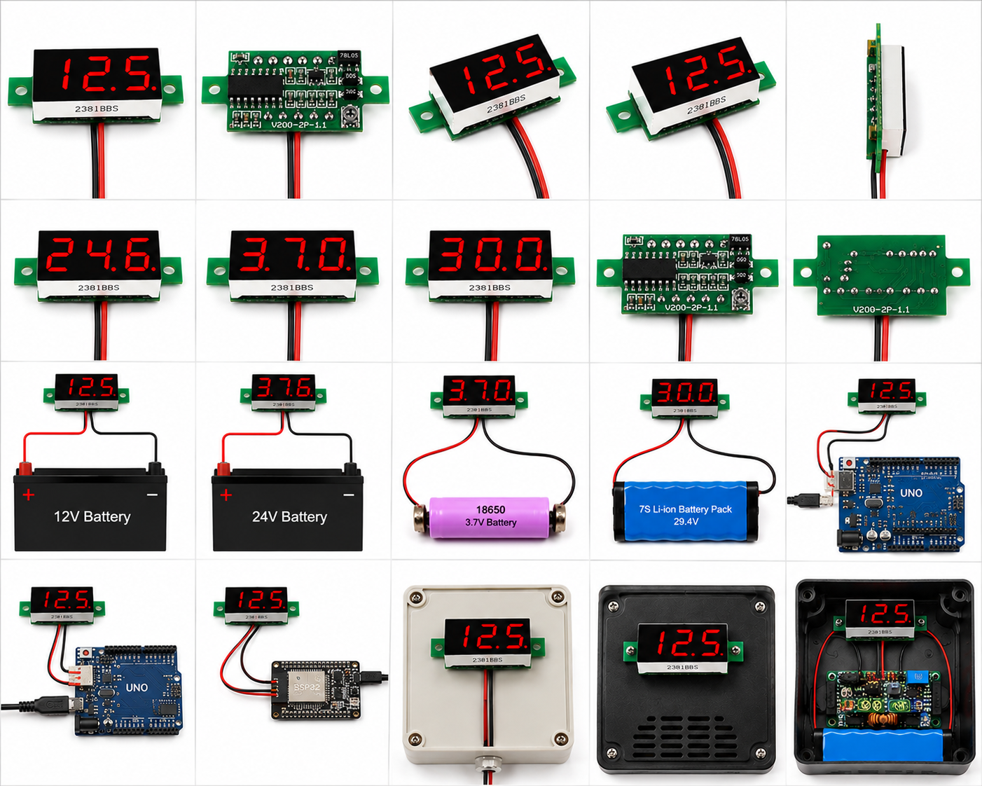 DC Panel Voltmeter