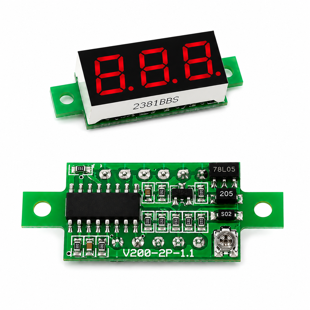DC LED Digital Voltmeter