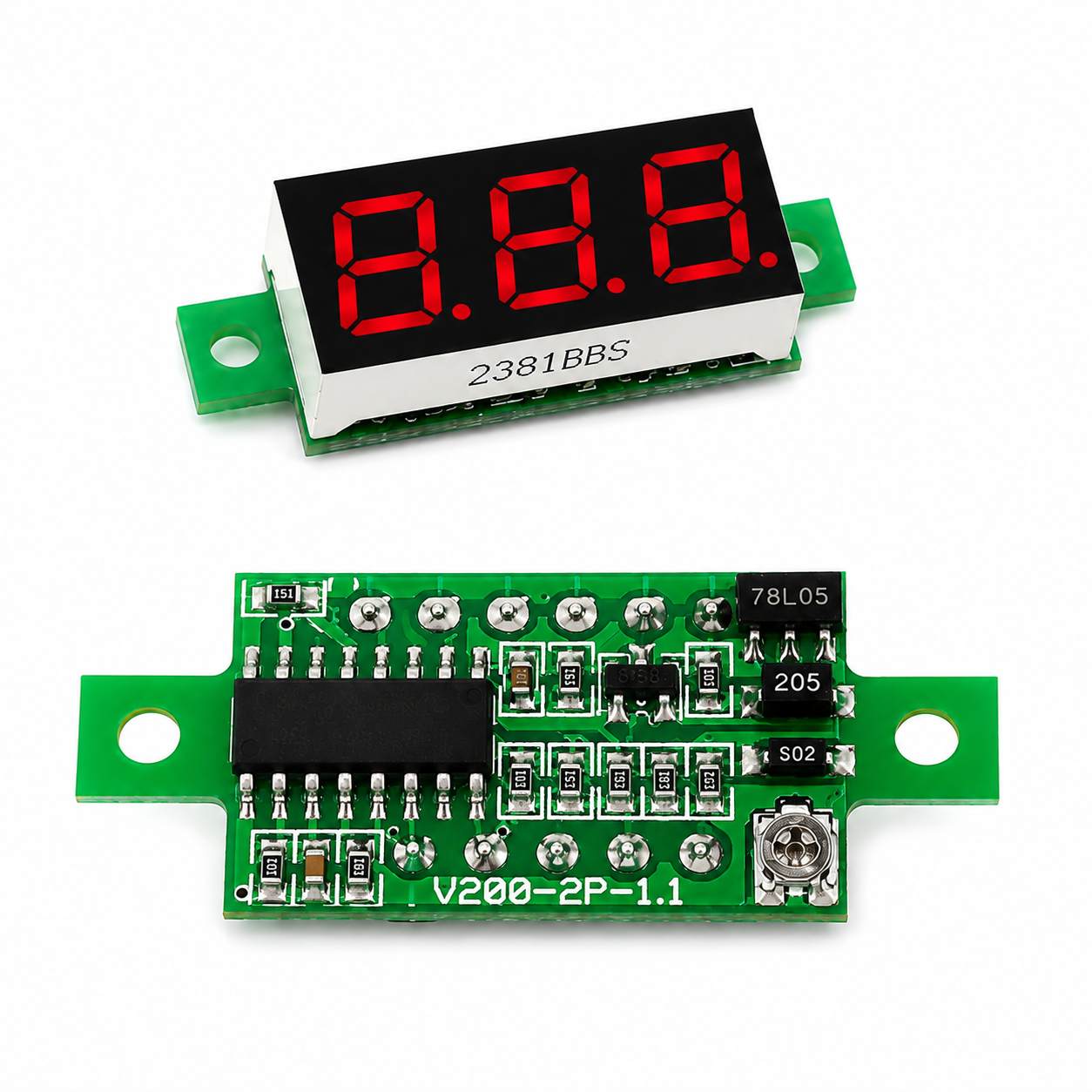 DC LED Digital Voltmeter