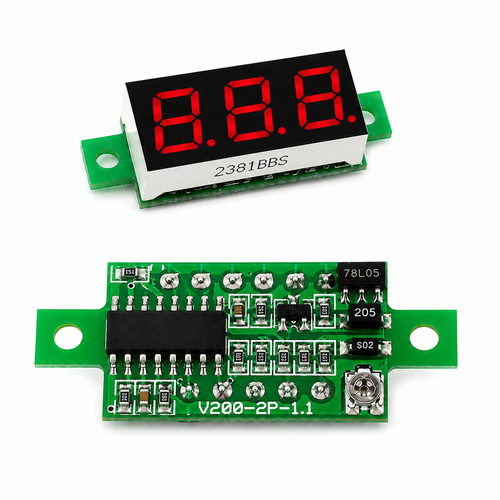 DC LED Digital Voltmeter
