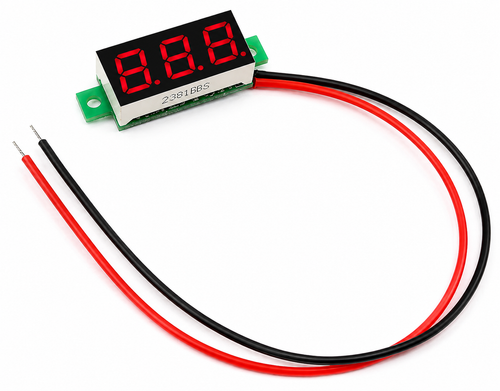 0.28 Inch DC Mini LED Digital Voltmeter 2-Wire 3.7–30V