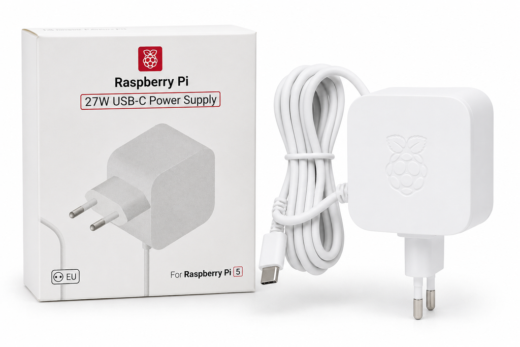 Official Raspberry Pi 5 27W USB-C Power Supply 5.1V 5A