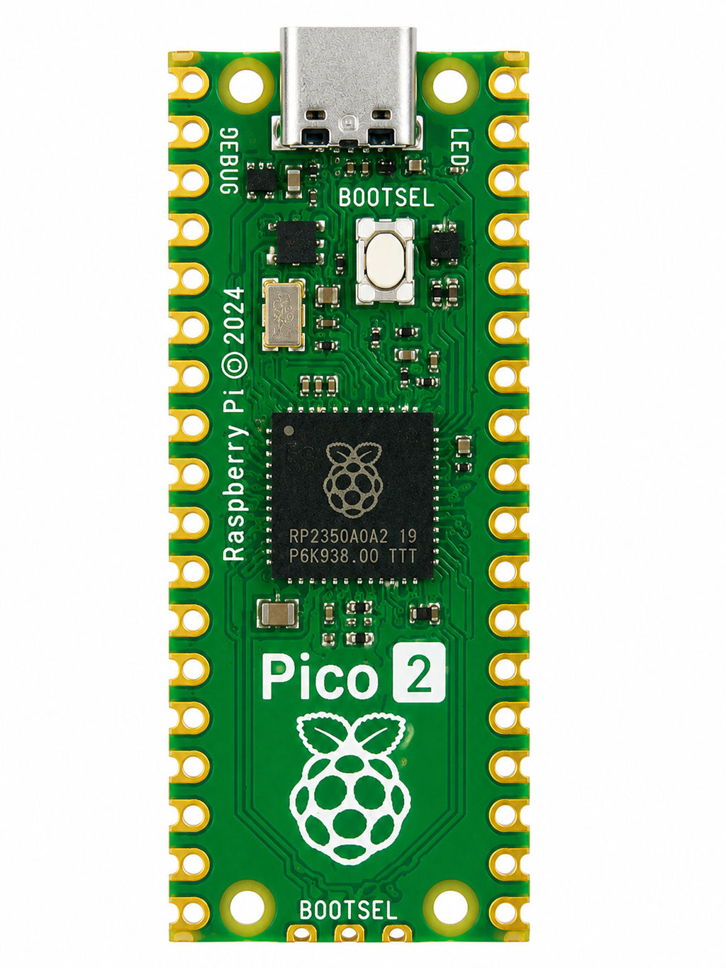 Raspberry Pi Pico 2 RP2350 Microcontroller Development Board