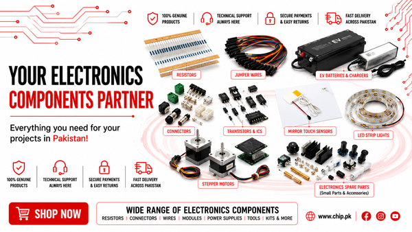 Pakistan's Electronics Store | Arduino, ESP32, Raspberry Pi | Chip.pk