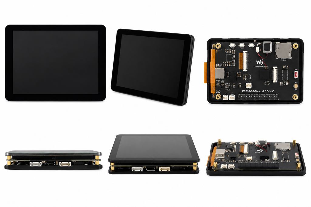 ESP32-S3 display board with USB Type-C and MicroSD